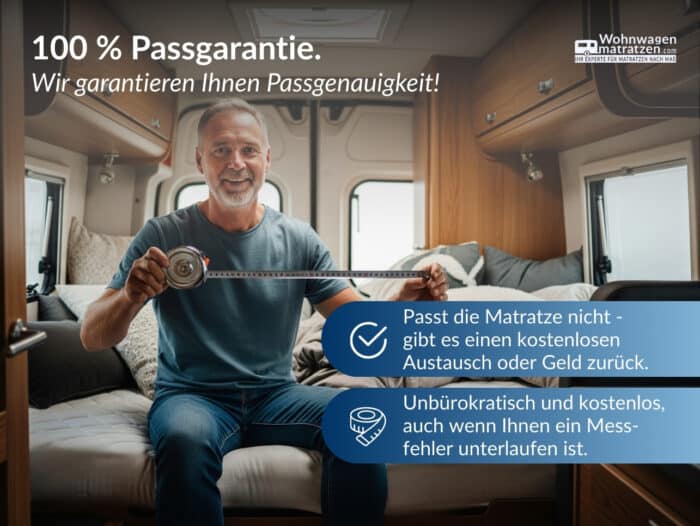 Matratze mit vier schrägen Eckabschnitten – Bild 5