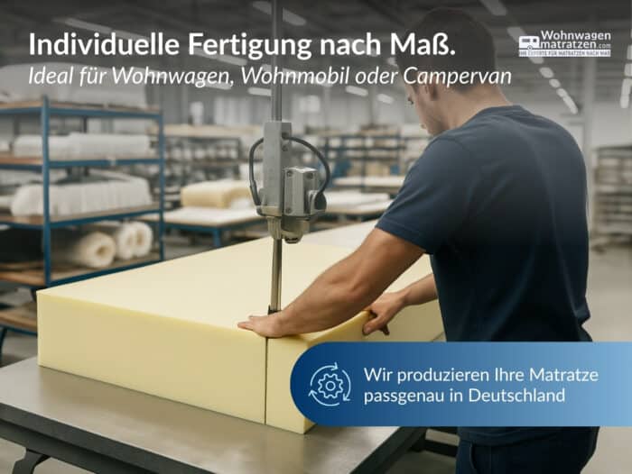 Matratze mit vier schrägen Eckabschnitten – Bild 3